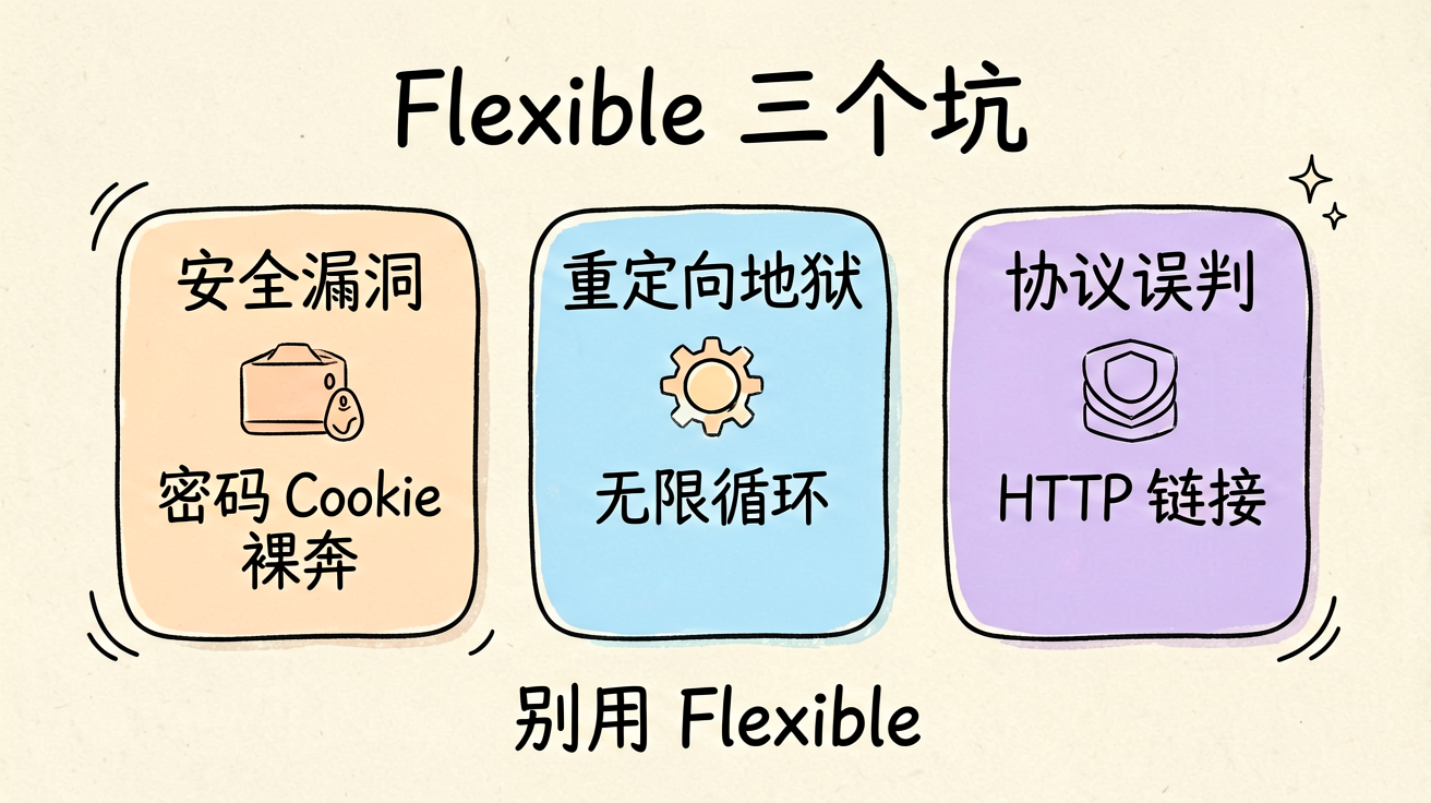 Flexible 模式的三个坑:安全漏洞、重定向地狱、协议误判