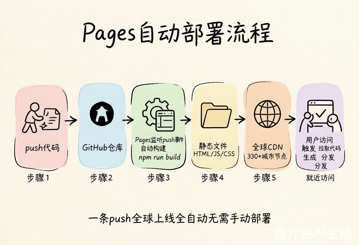Pages 自动部署流程