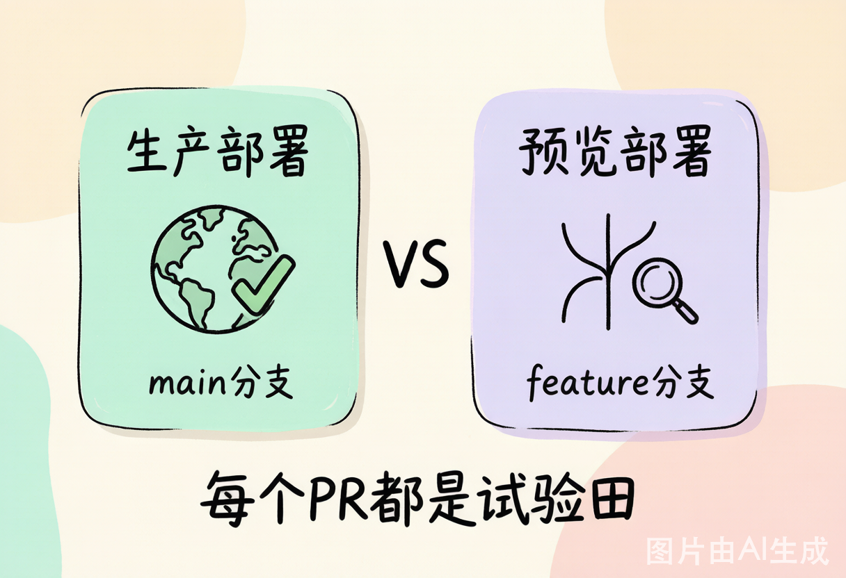 预览部署 vs 生产部署