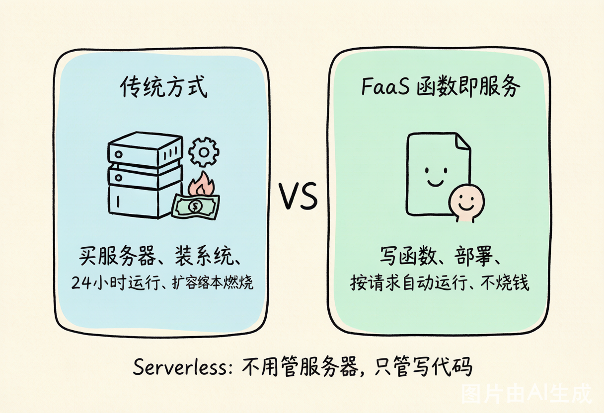 Serverless vs FaaS 对比