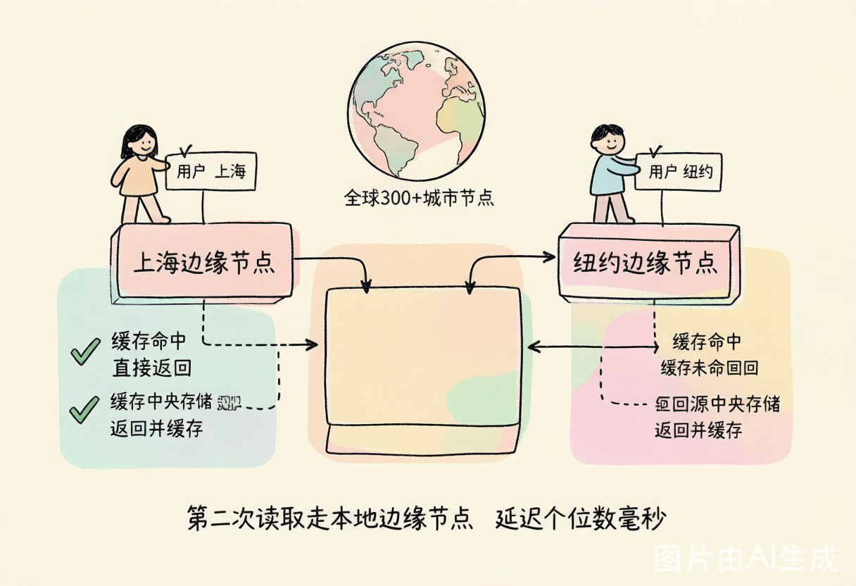 KV 全球边缘缓存读取流程