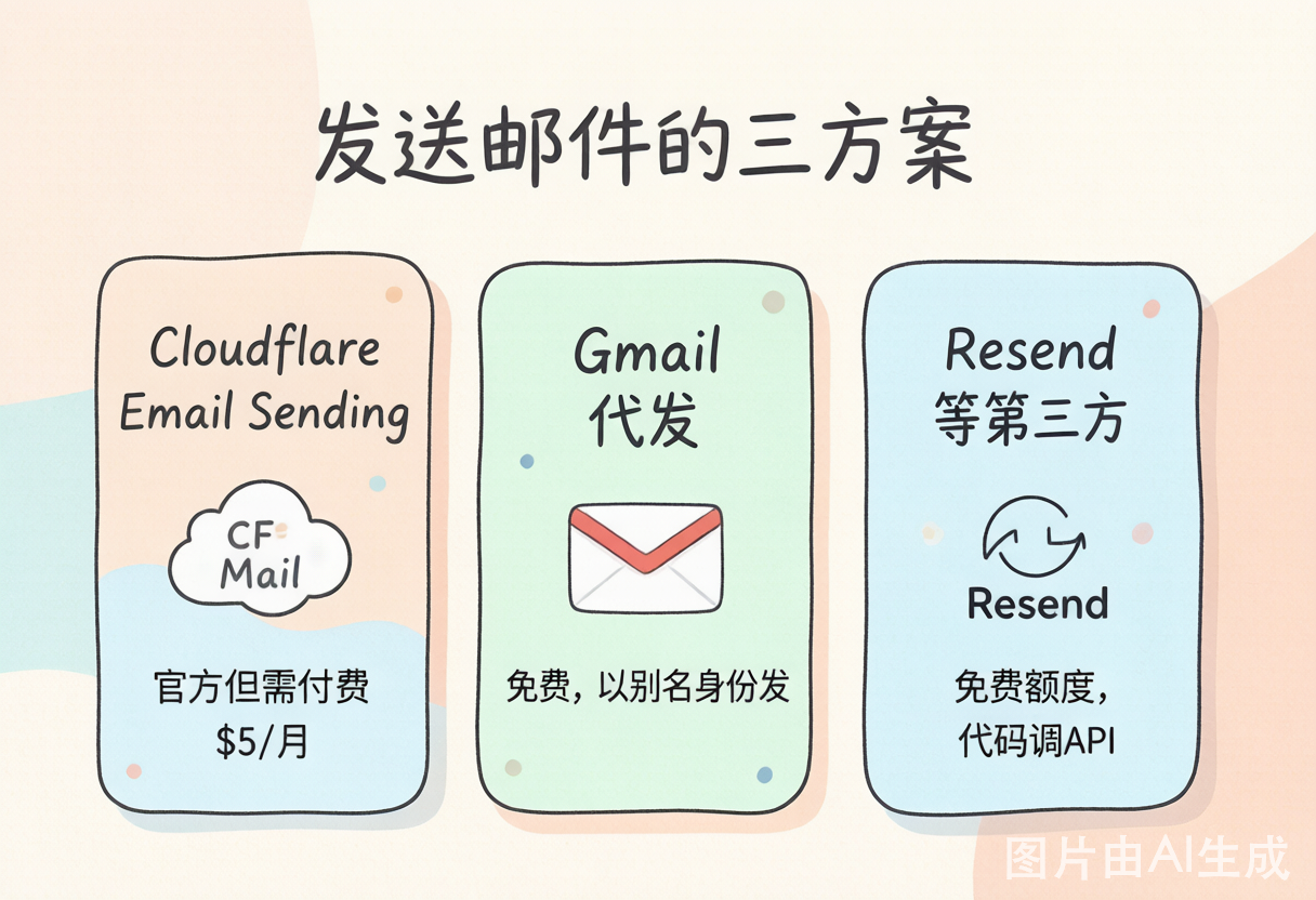 发送邮件的三方案