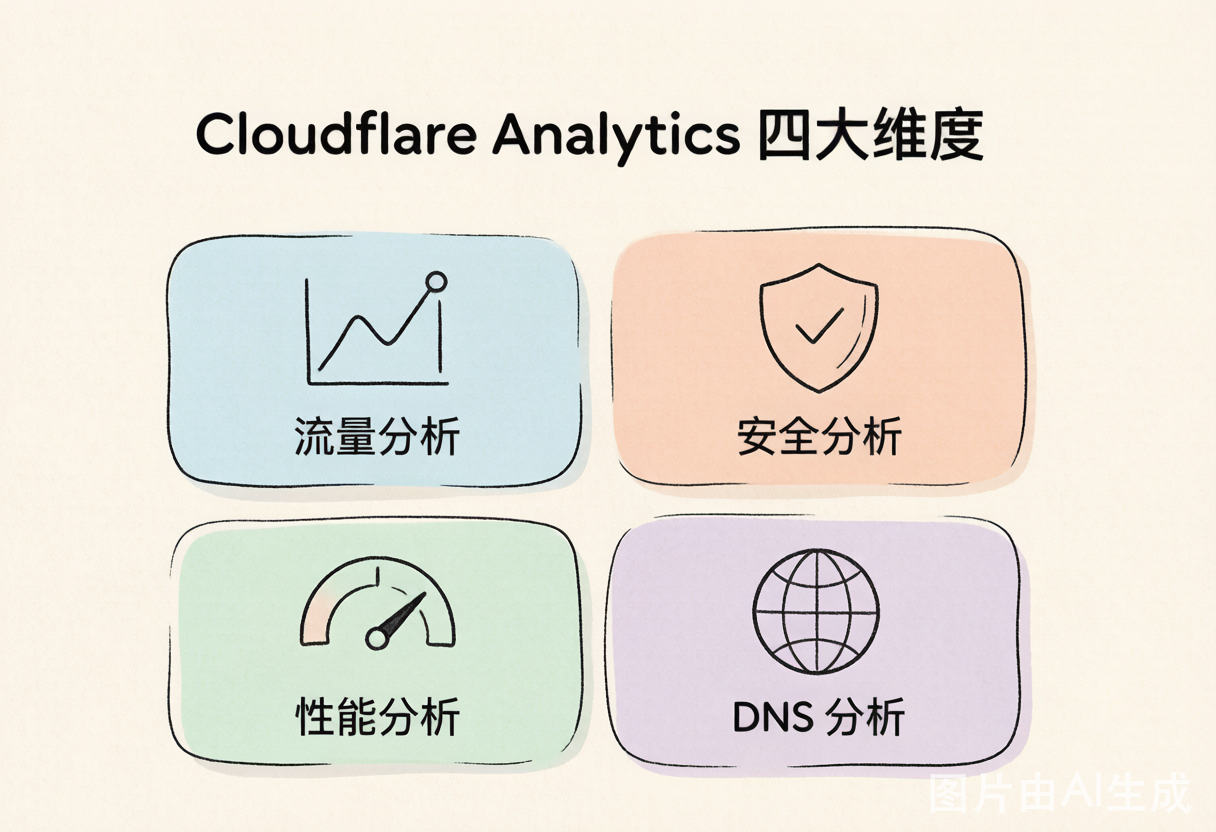 Cloudflare Analytics 的四大维度