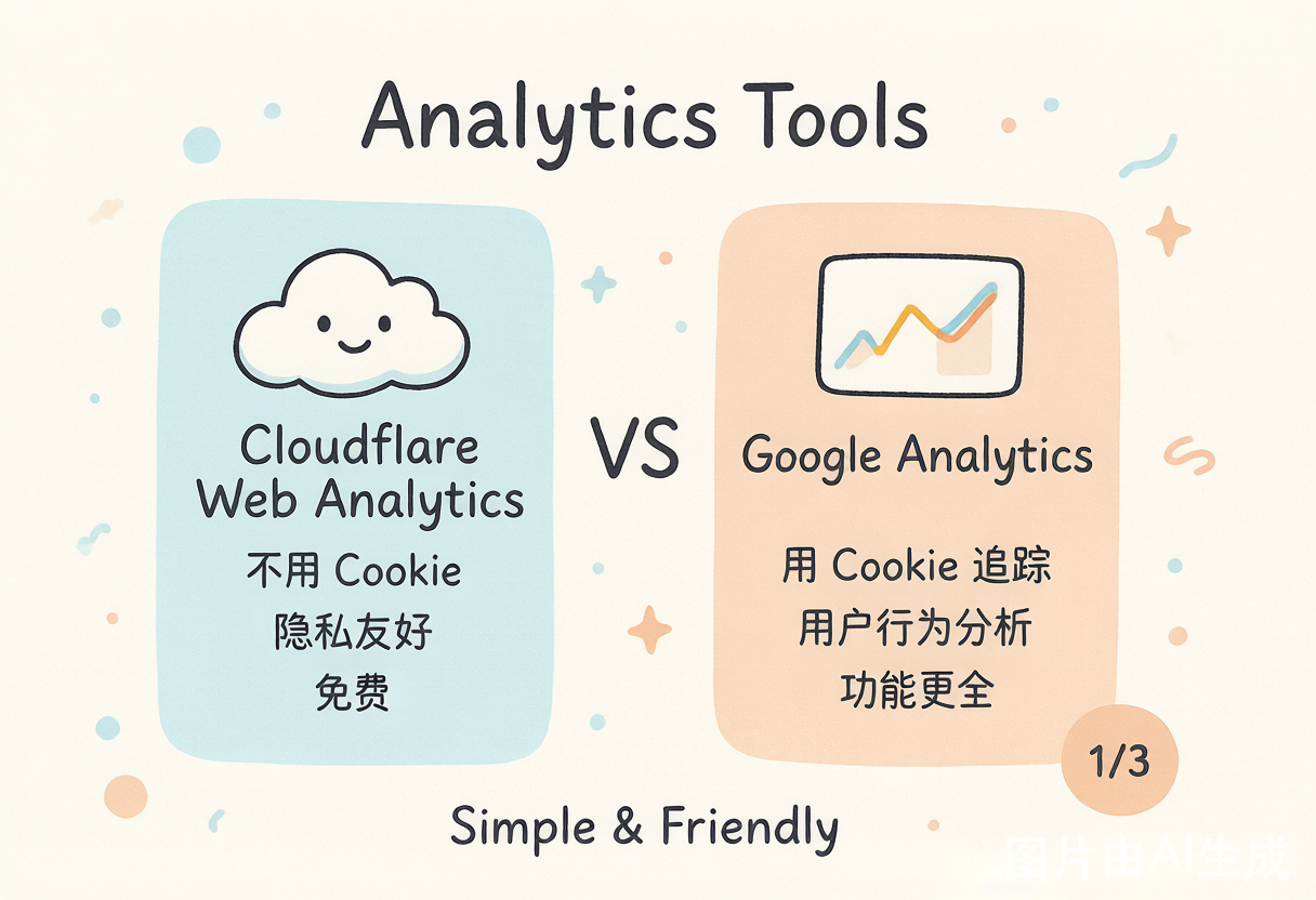 Cloudflare Web Analytics vs Google Analytics