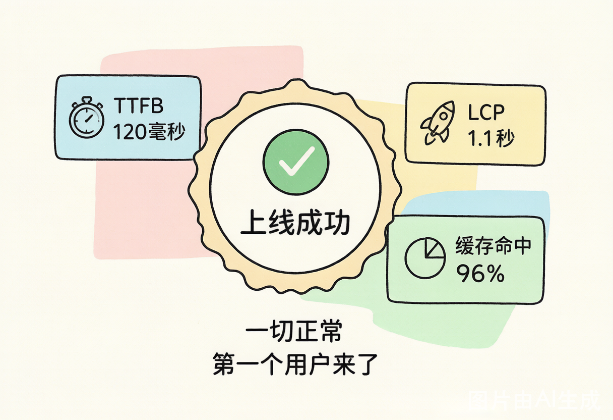 上线成功仪表盘